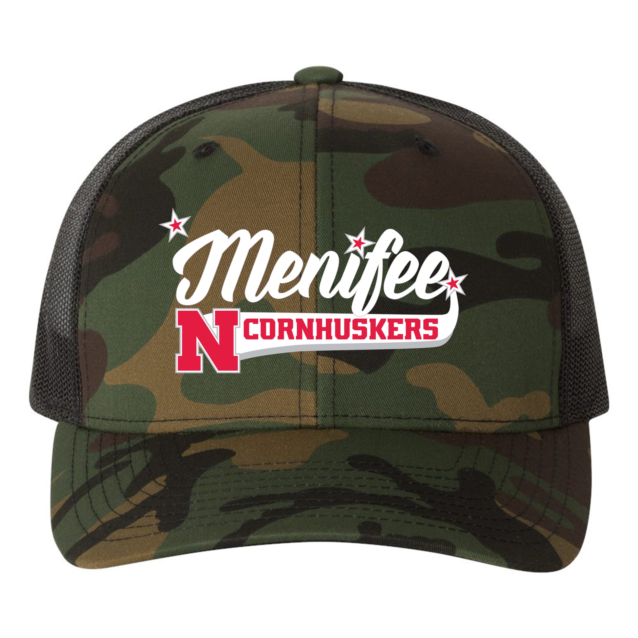 Menifee Cornhusker Fastpitch YP Classics Retro Trucker Snapback Hat