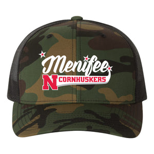 Menifee Cornhusker Fastpitch YP Classics Retro Trucker Snapback Hat