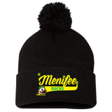 Menifee Ducks Fastpitch Sportsman 12" Pom-Pom Cuffed Beanie