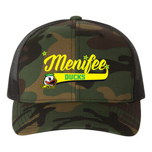 Menifee Ducks Fastpitch YP Classics Retro Trucker Snapback Hat