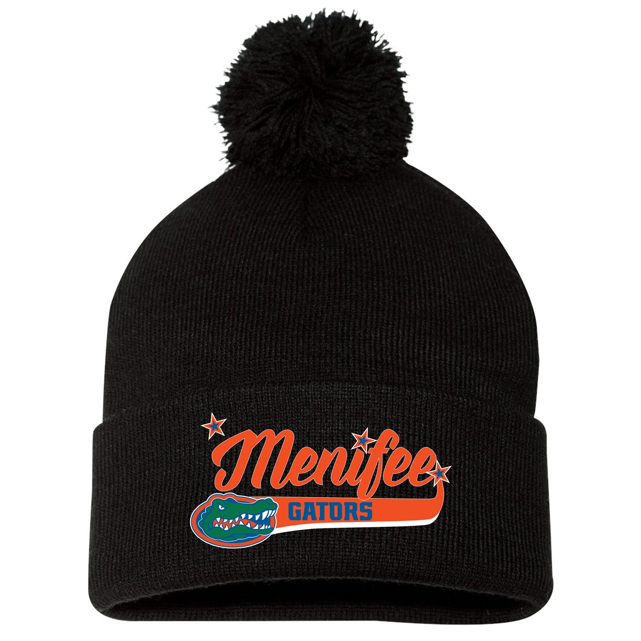 Menifee Gators Fastpitch Sportsman 12" Pom-Pom Cuffed Beanie