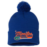 Menifee Gators Fastpitch Sportsman 12" Pom-Pom Cuffed Beanie