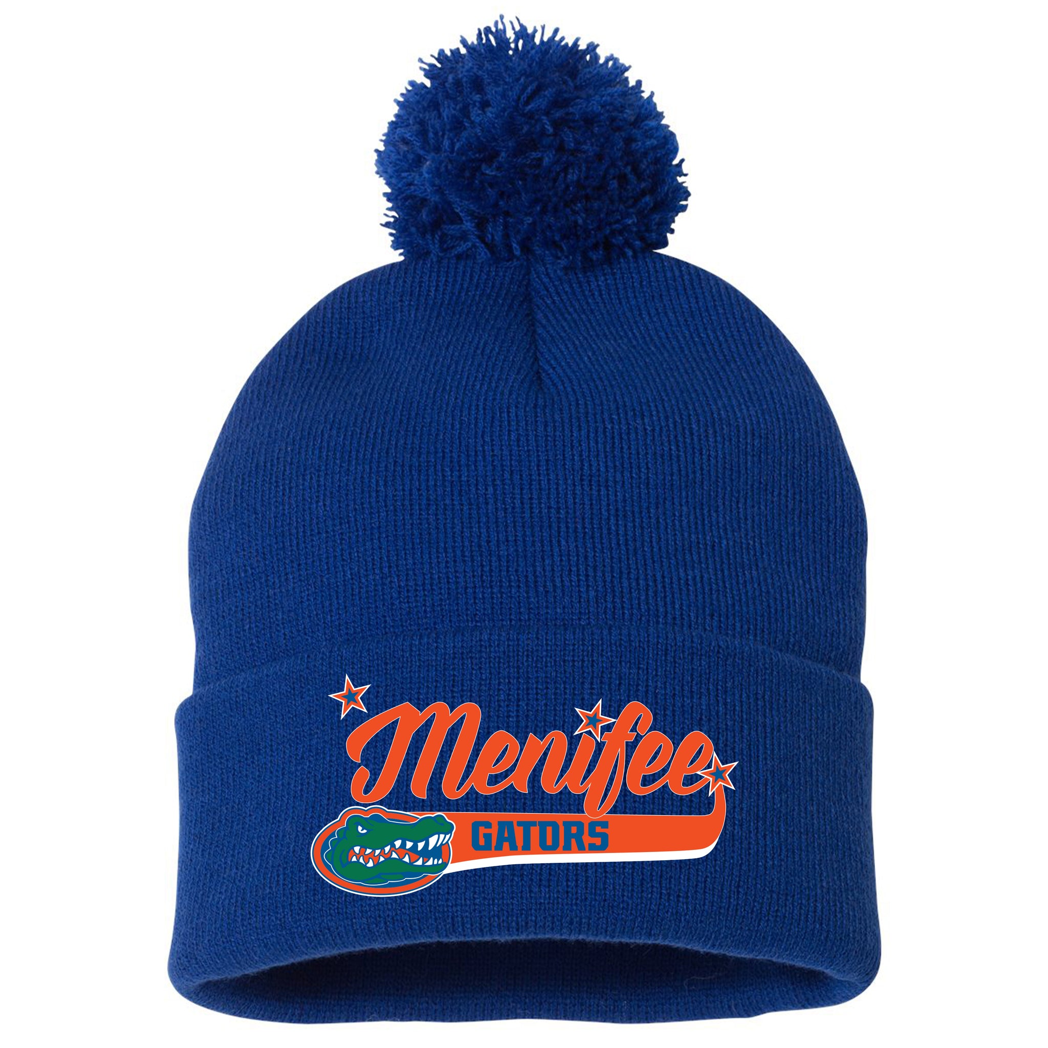 Menifee Gators Fastpitch Sportsman 12" Pom-Pom Cuffed Beanie
