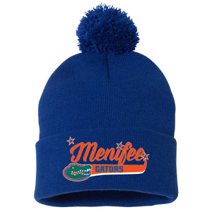 Menifee Gators Fastpitch Sportsman 12" Pom-Pom Cuffed Beanie