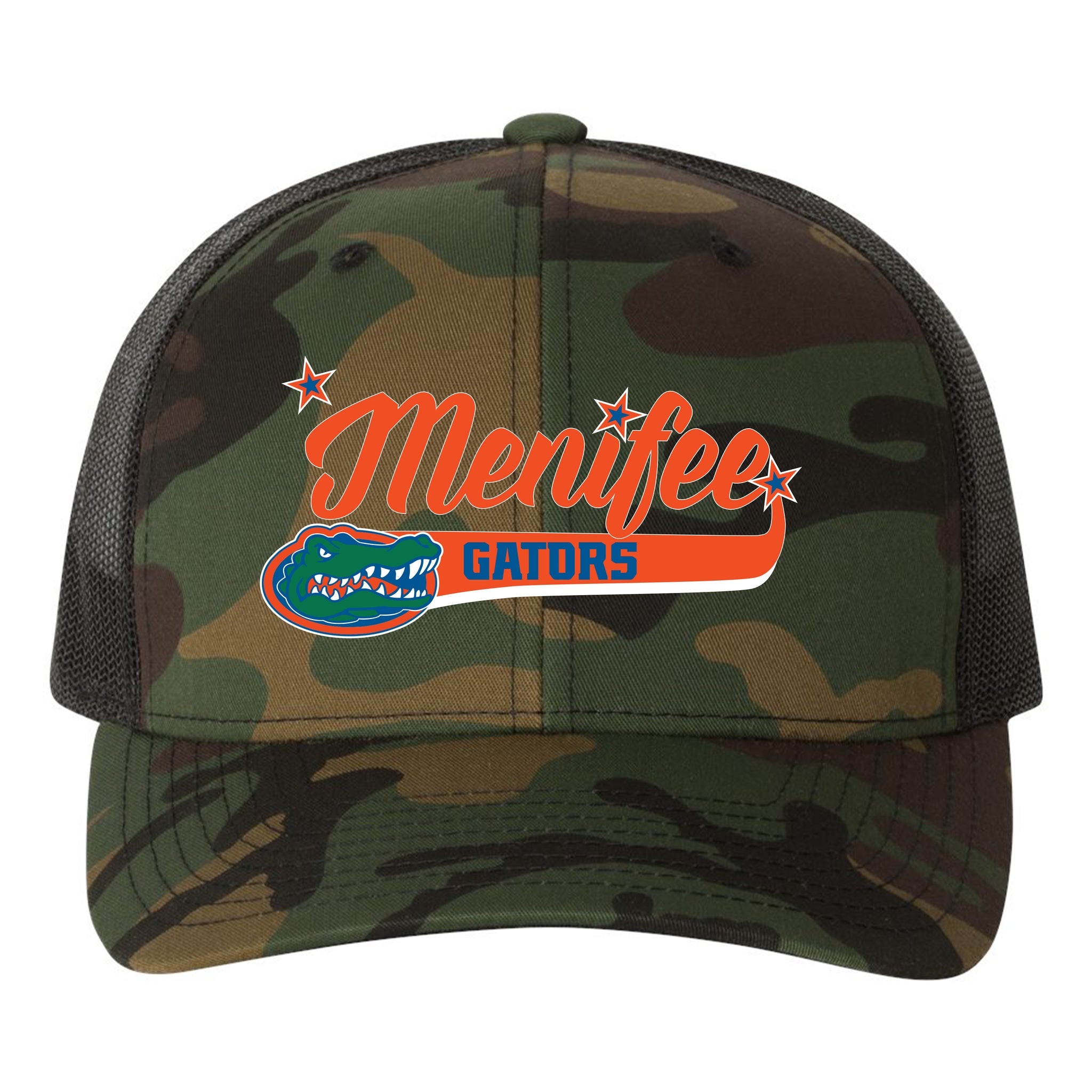 Menifee Gators Fastpitch YP Classics Retro Trucker Snapback Hat