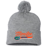 Menifee Gators Fastpitch Sportsman 12" Pom-Pom Cuffed Beanie