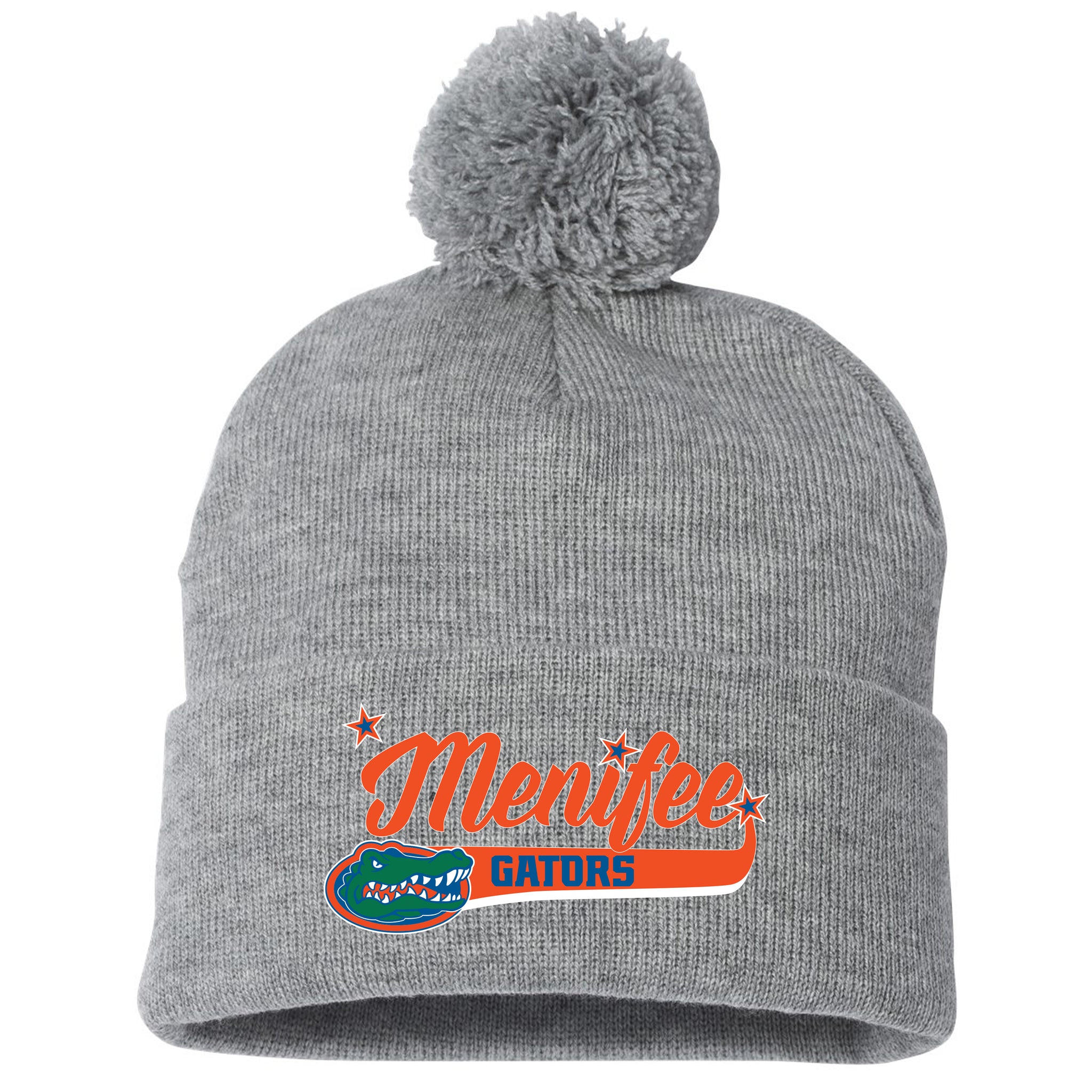 Menifee Gators Fastpitch Sportsman 12" Pom-Pom Cuffed Beanie