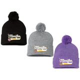 Menifee Tiger Fastpitch Sportsman 12" Pom-Pom Cuffed Beanie