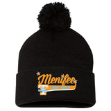 Menifee Lady Vols Fastpitch Sportsman 12" Pom-Pom Cuffed Beanie