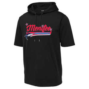 Menifee Landsharks Fastpitch Sport-Tek ® Sport-Wick ® Fleece Short Sleeve Hooded Pullover