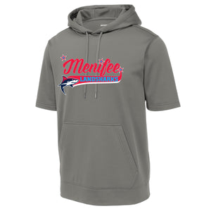 Menifee Landsharks Fastpitch Sport-Tek ® Sport-Wick ® Fleece Short Sleeve Hooded Pullover