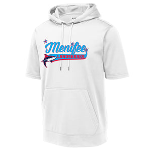 Menifee Landsharks Fastpitch Sport-Tek ® Sport-Wick ® Fleece Short Sleeve Hooded Pullover