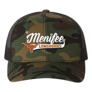 Menifee Longhorns Fastpitch YP Classics Retro Trucker Snapback Hat
