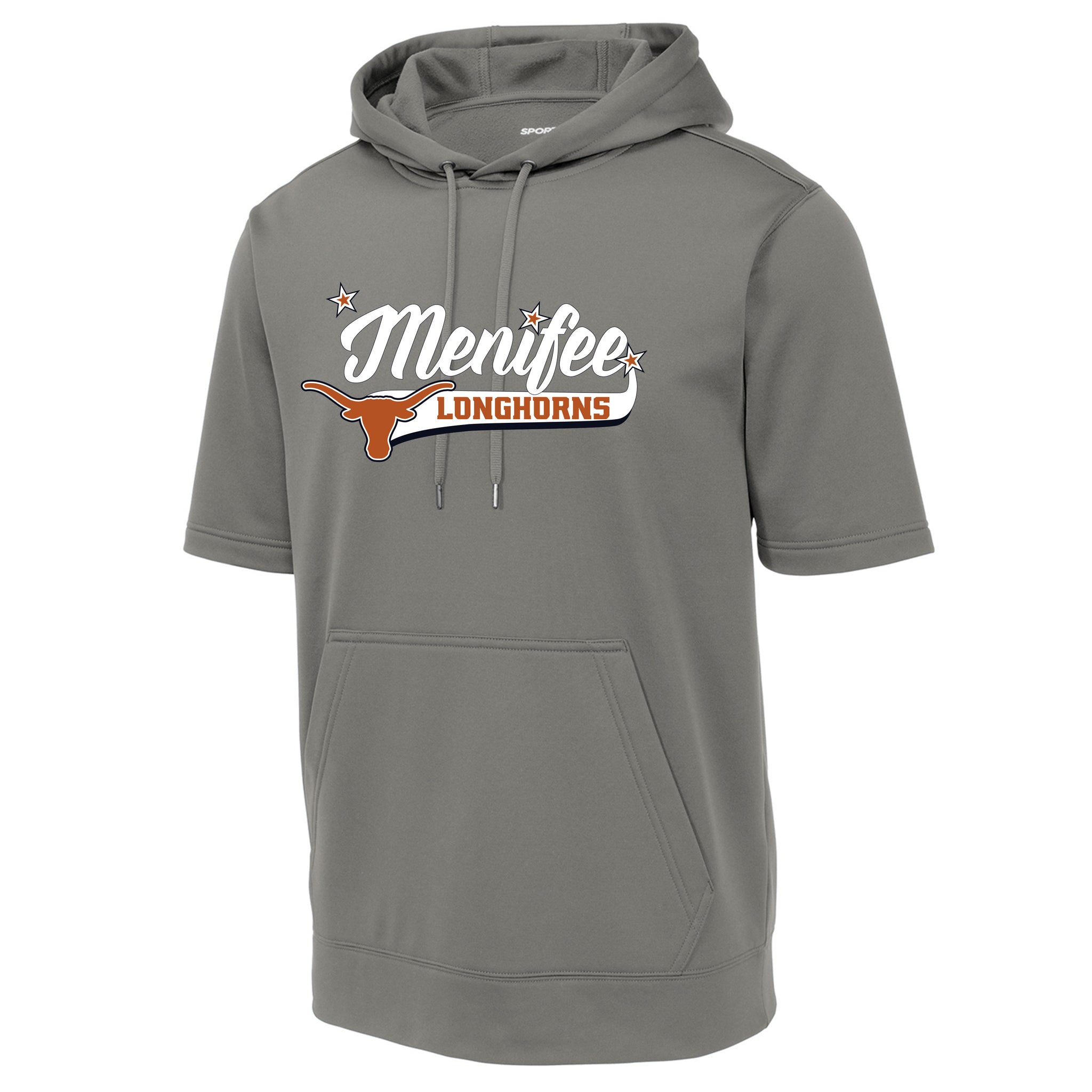 Menifee Longhorns Fastpitch Sport-Tek ® Sport-Wick ® Fleece Short Sleeve Hooded Pullover