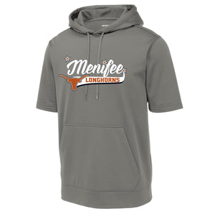Menifee Longhorns Fastpitch Sport-Tek ® Sport-Wick ® Fleece Short Sleeve Hooded Pullover