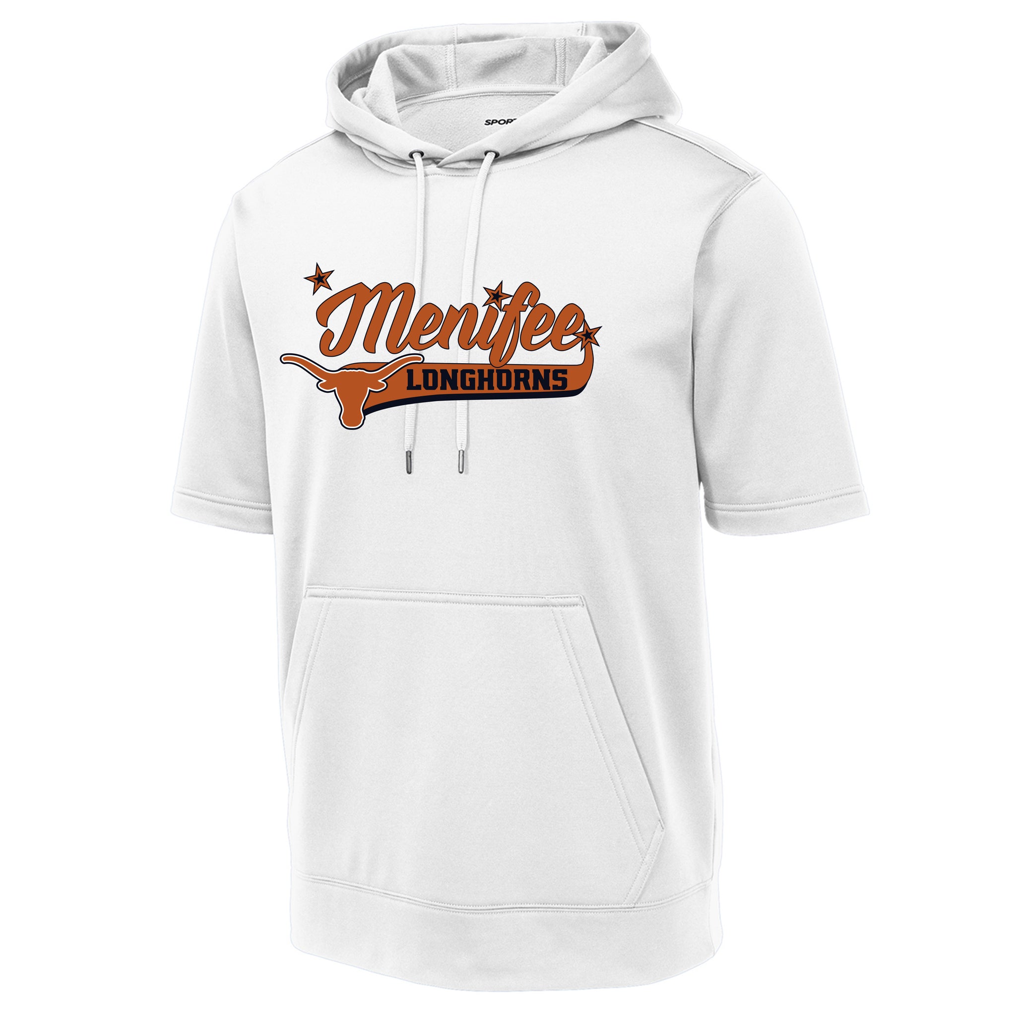 Menifee Longhorns Fastpitch Sport-Tek ® Sport-Wick ® Fleece Short Sleeve Hooded Pullover