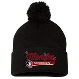 Menifee Seminoles Fastpitch Sportsman 12" Pom-Pom Cuffed Beanie