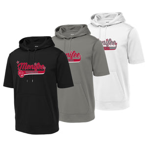 Menifee Sooners Fastpitch Sport-Tek ® Sport-Wick ® Fleece Short Sleeve Hooded Pullover