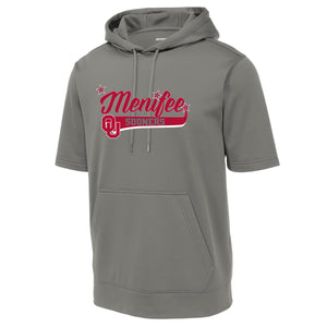 Menifee Sooners Fastpitch Sport-Tek ® Sport-Wick ® Fleece Short Sleeve Hooded Pullover