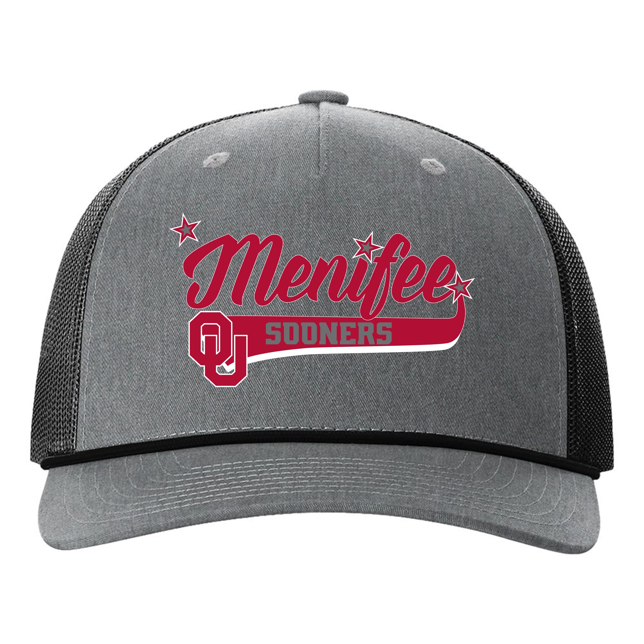 Menifee Sooners Fastpitch Richardson 112FPR Five Panel Trucker with Rope Snapback