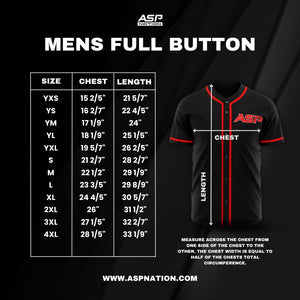 Carolina Hit Stix Baseball Mens/Boys Full Button Full Sublimation Short Sleeve