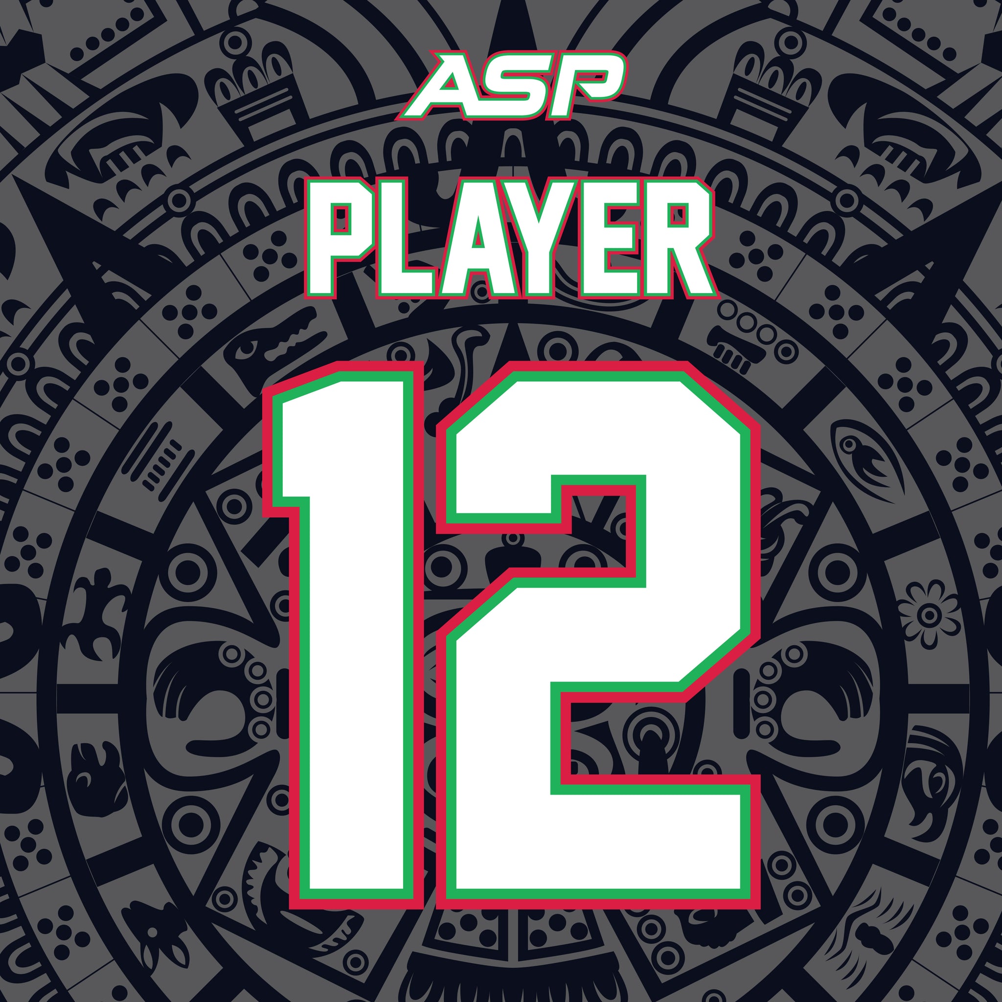 ASP Mexico Nation Mens/Boys Full Sublimation Long Sleeve
