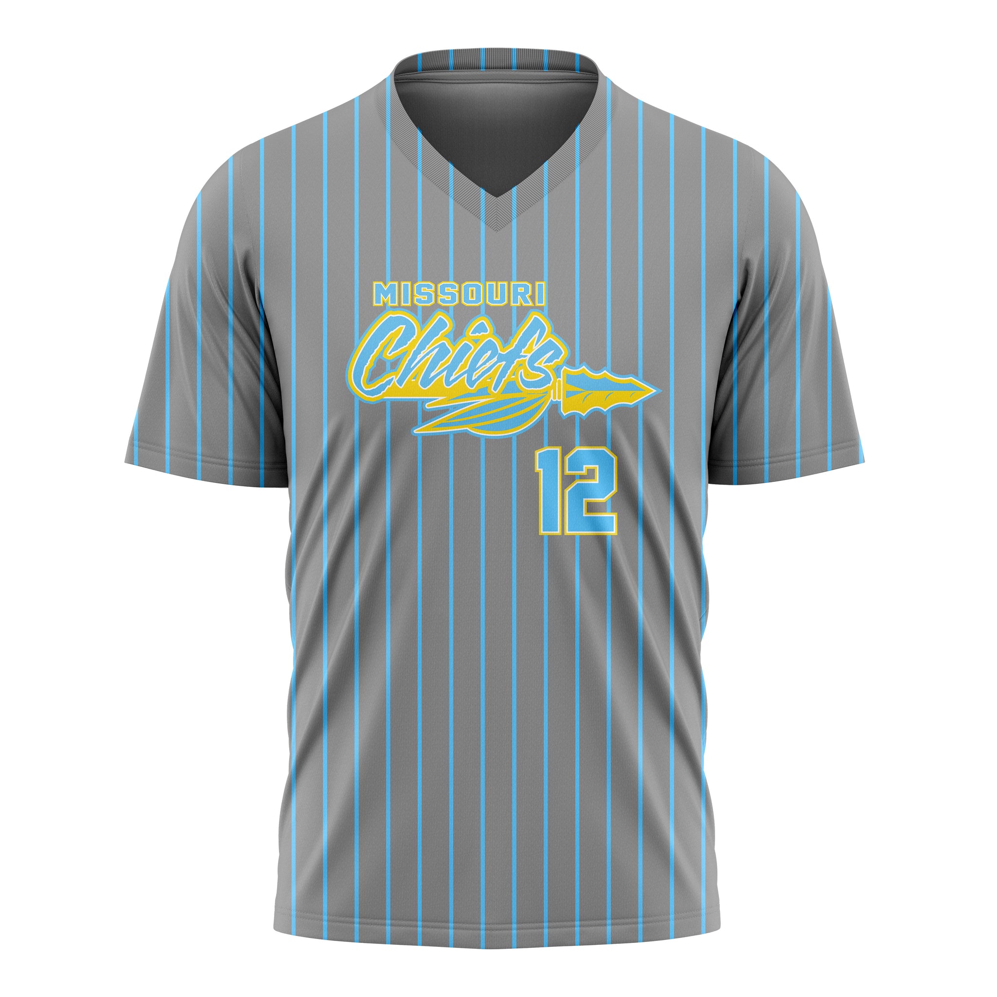 MISSOURI CHIEFS WOMENS V-NECK FULL SUB UNIFORM