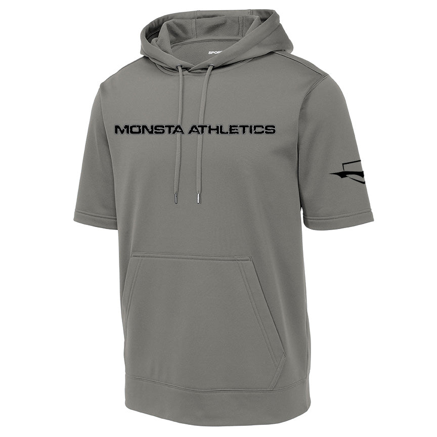 Monsta Athletics Sport-Tek ® Sport-Wick ® Fleece Short Sleeve Hooded Pullover