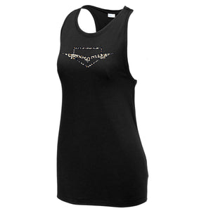 Monsta Athletics Cheetah Sport-Tek® Women's PosiCharge® Tri-Blend Wicking Tank