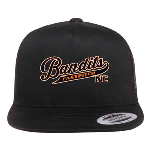 NC Bandits Fastpitch YP Classics Five-Panel Classic Trucker Cap