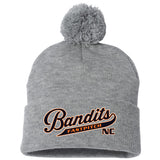 NC Bandits Fastpitch Sportsman 12" Pom-Pom Cuffed Beanie