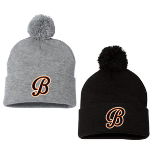 NC Bandits Fastpitch Sportsman 12" Pom-Pom Cuffed Beanie