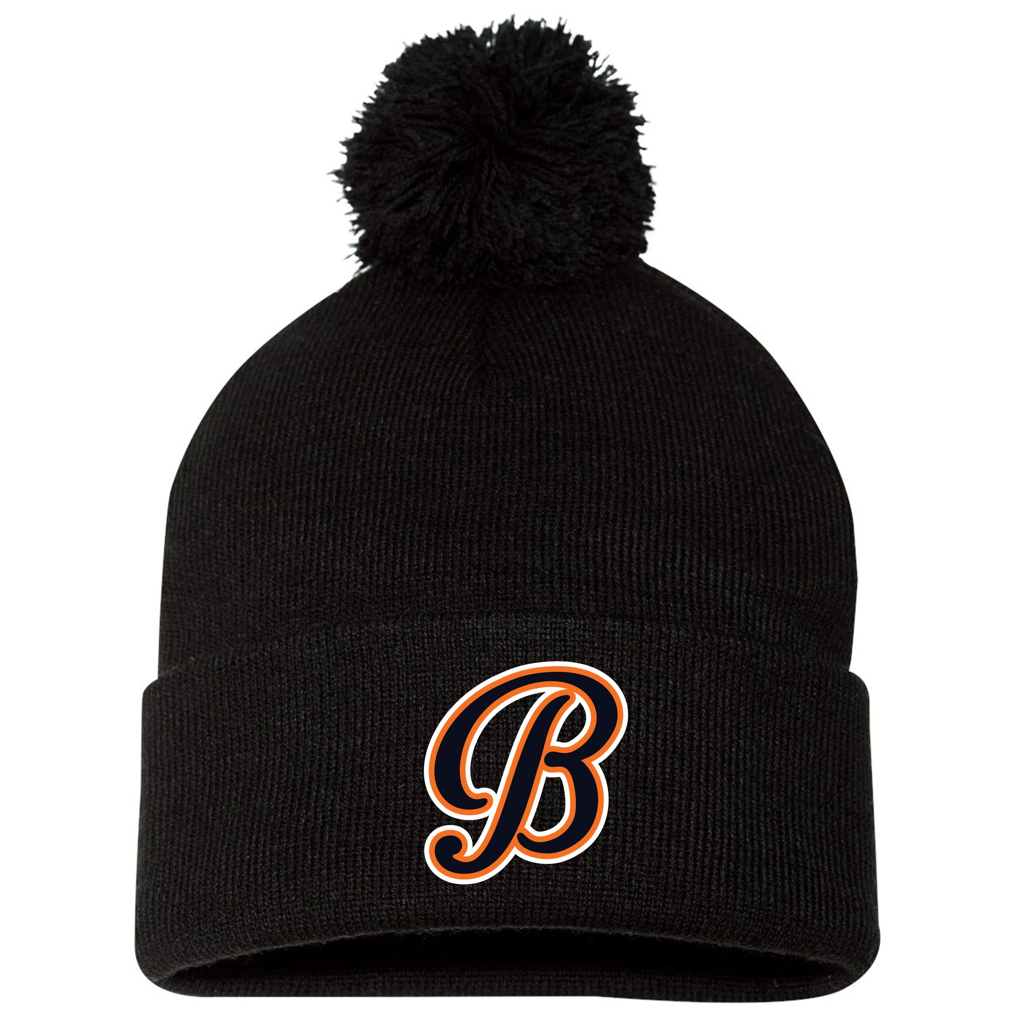 NC Bandits Fastpitch Sportsman 12" Pom-Pom Cuffed Beanie