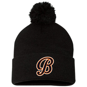 NC Bandits Fastpitch Sportsman 12" Pom-Pom Cuffed Beanie