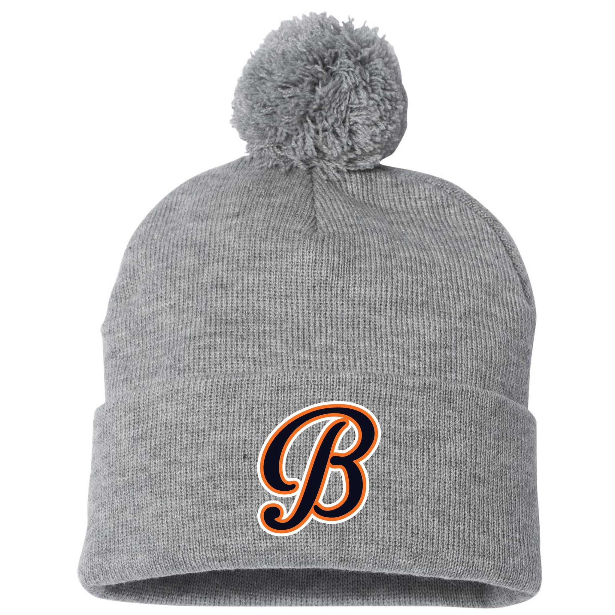 NC Bandits Fastpitch Sportsman 12" Pom-Pom Cuffed Beanie