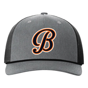 NC Bandits Fastpitch Richardson 112FPR Five Panel Trucker with Rope Snapback