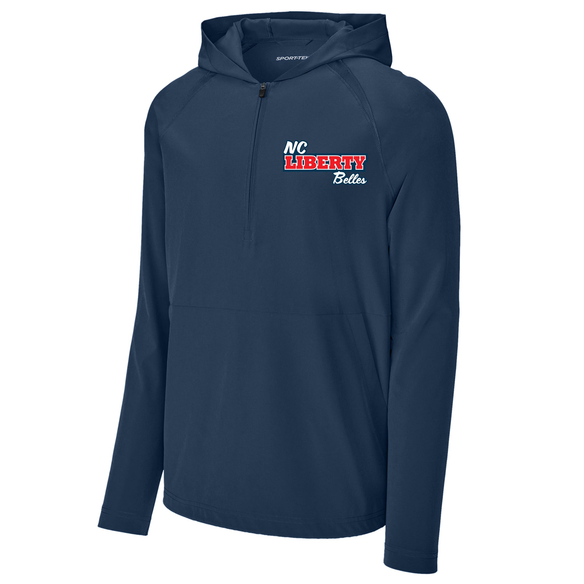 NC Liberty Belles Fastpitch Sport-Tek® Sport-Wick® Stretch 1/2-Zip Hoodie