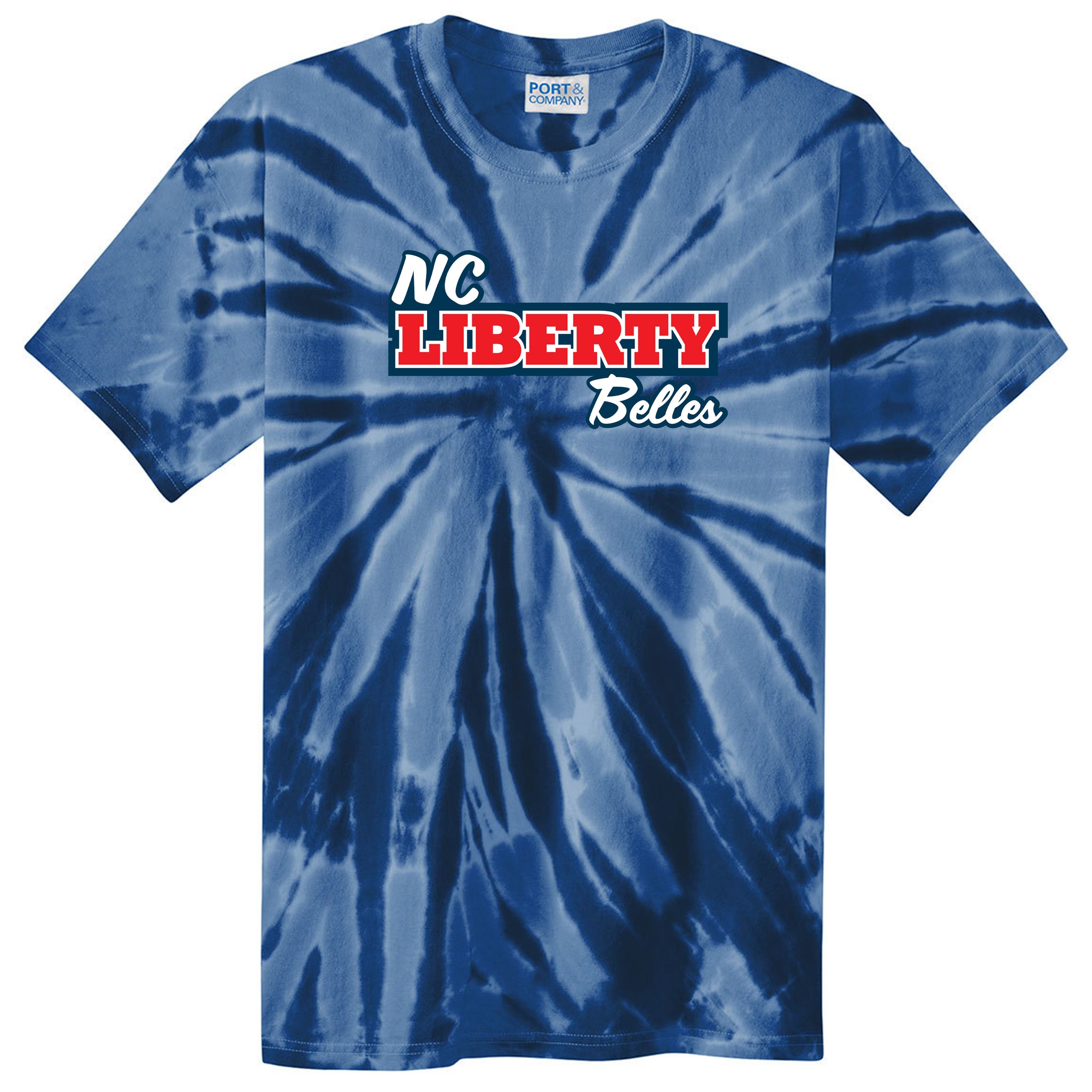 NC Liberty Belles Fastpitch Port & Company® Tie-Dye Tee