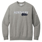 Northern Elite Fastpitch Nike Club Fleece Sleeve Swoosh Crew