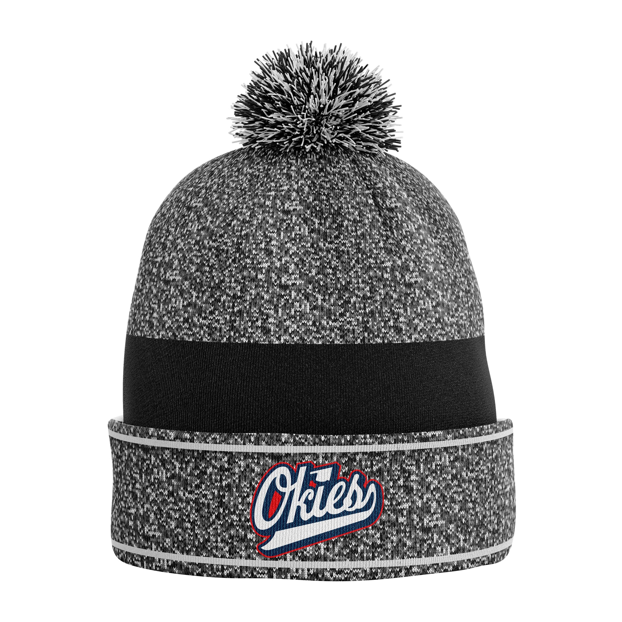 OKIES BASEBALL 148 POM BEANIE