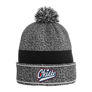 OKIES BASEBALL 148 POM BEANIE