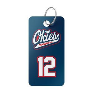 OKIES BASEBALL BAG TAG