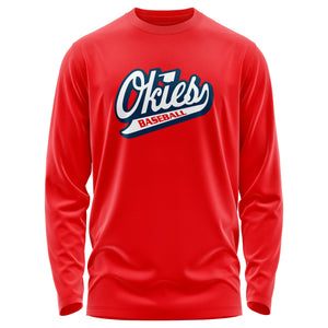 OKIES BASEBALL 50/50 BLEND LONG SLEEVE