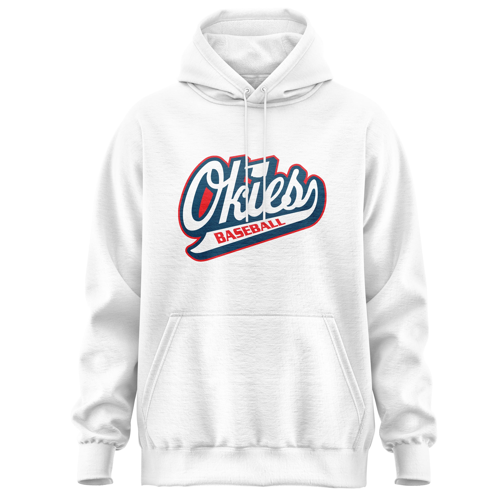 OKIES BASEBALL 50/50 BLEND HOODIE