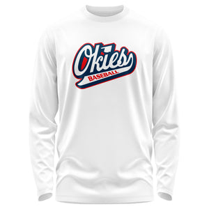 OKIES BASEBALL 50/50 BLEND LONG SLEEVE