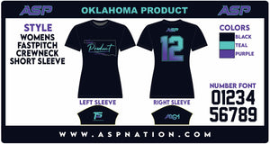 Oklahoma Product Fastpitch Womens/Girls Full Sublimation Uniform Short Sleeve