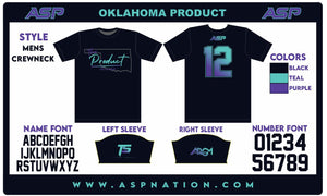 Oklahoma Product Fastpitch Mens/Boys Full Sublimation Uniform Short Sleeve