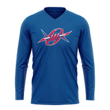 OUTLAWS BASEBALL WOMENS V-NECK FULL SUB LONG SLEEVE