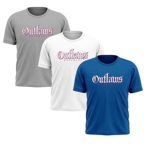 Outlaws Baseball Mens Full Sub Short Sleeve