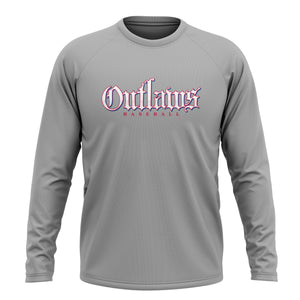 Outlaws Baseball Mens Full Sub Long Sleeve